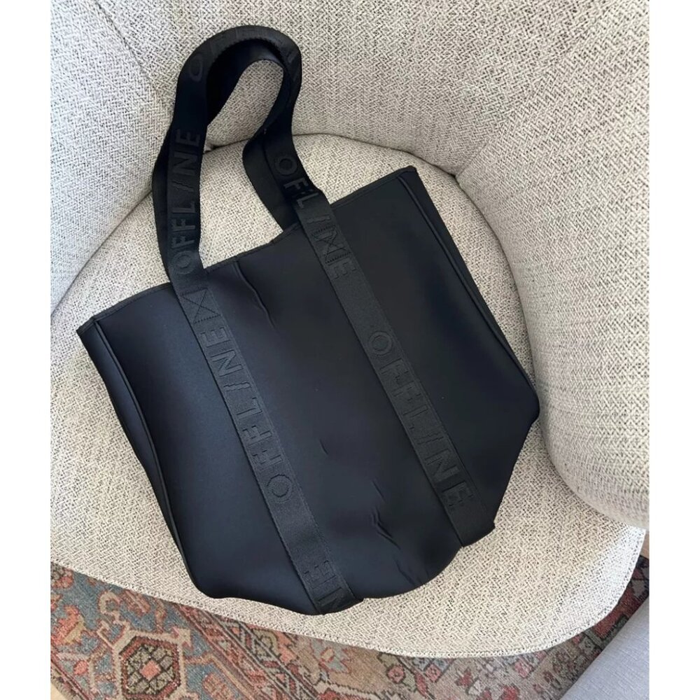 OFFLINE By Aerie Neoprene Tote Bag in Black